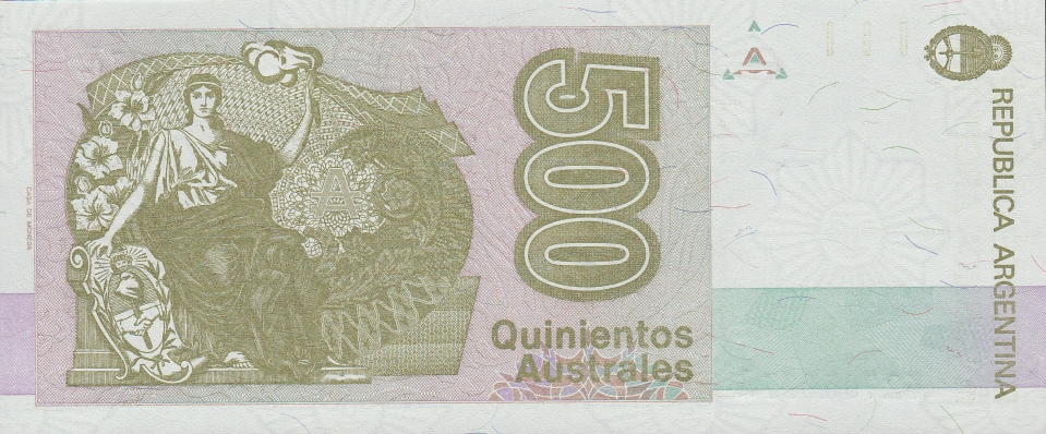 Imagem do verso da cédula