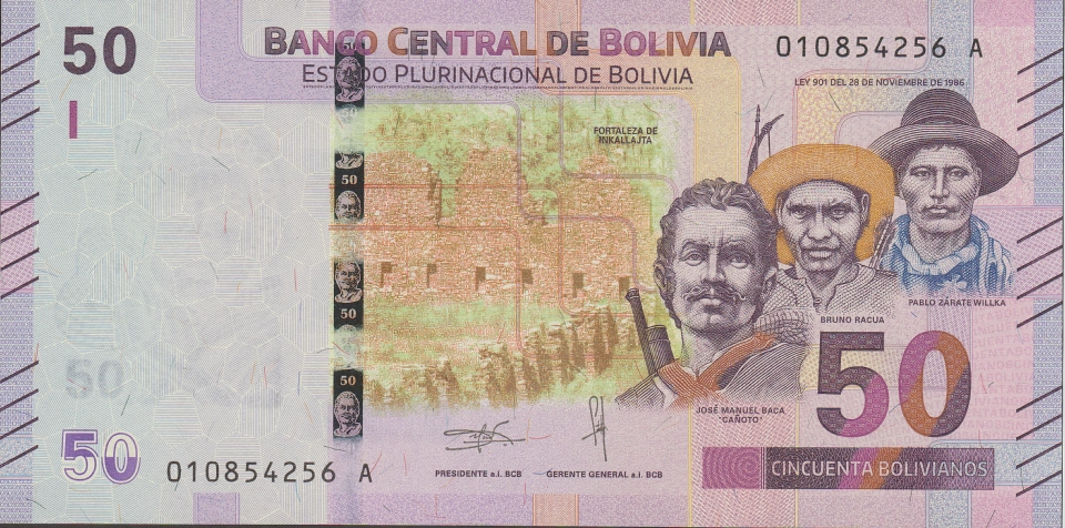 Imagem da frente da cédula