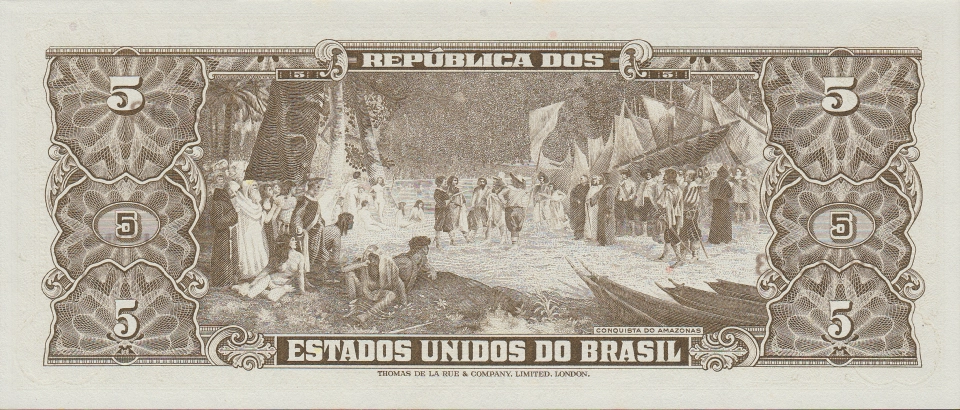 Imagem do verso da cédula