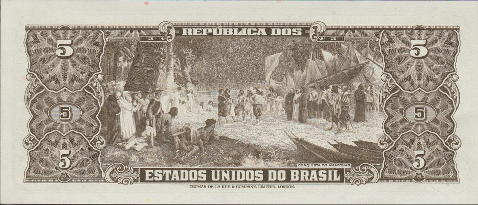Imagem do verso da cédula