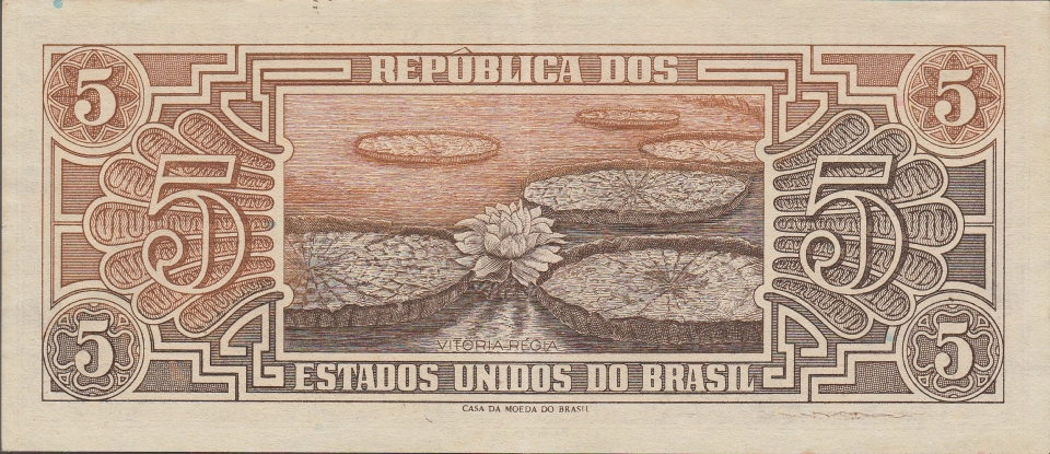 Imagem do verso da cédula