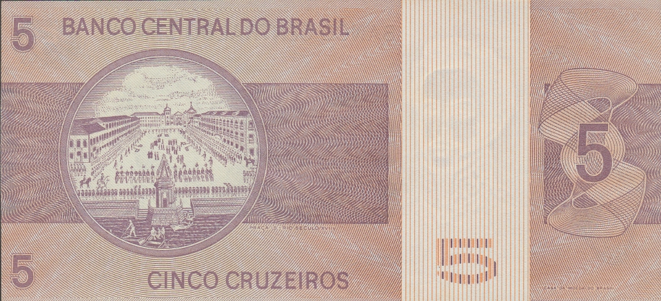 Imagem do verso da cédula