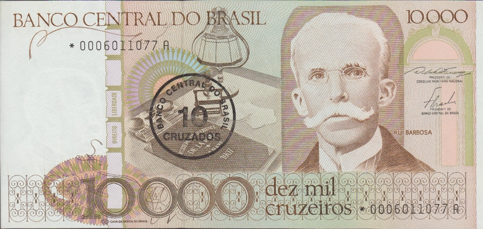 Imagem da frente da cédula