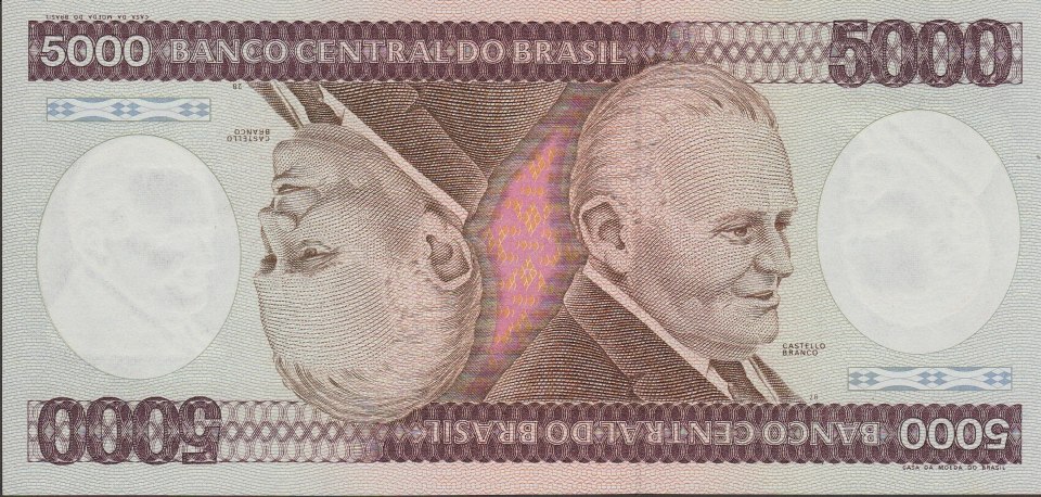 Imagem da frente da cédula