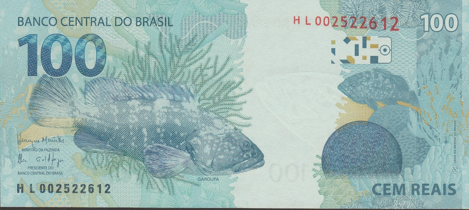 Imagem do verso da cédula