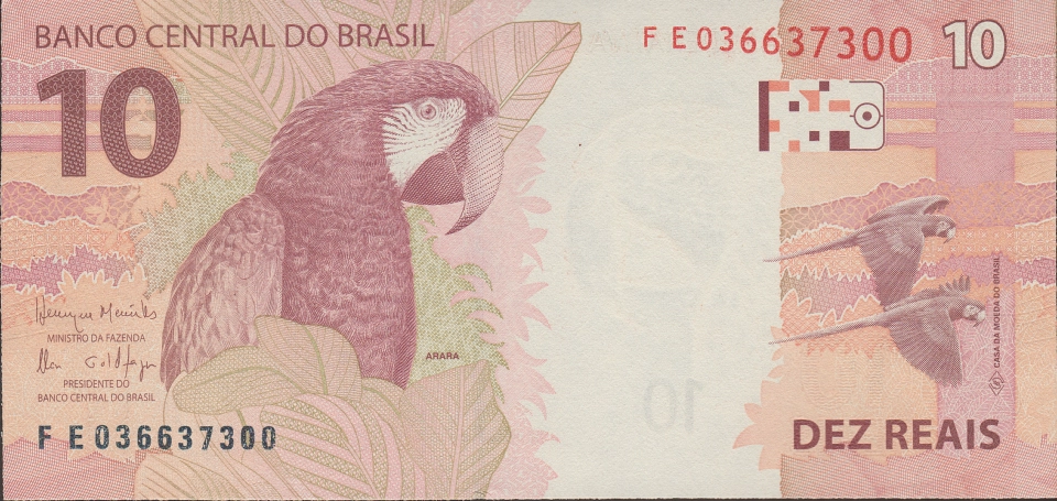 Imagem do verso da cédula