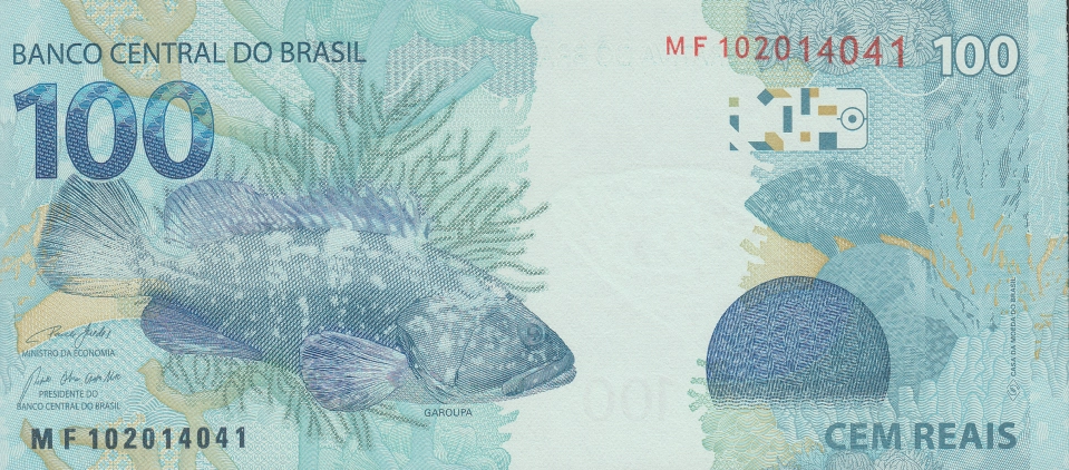 Imagem do verso da cédula