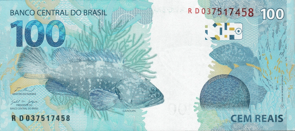 Imagem do verso da cédula
