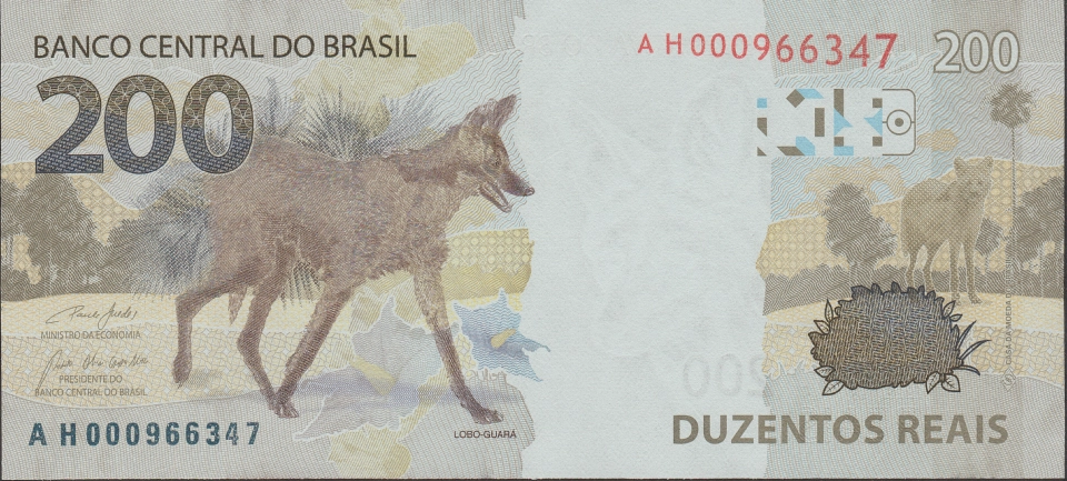 Imagem do verso da cédula