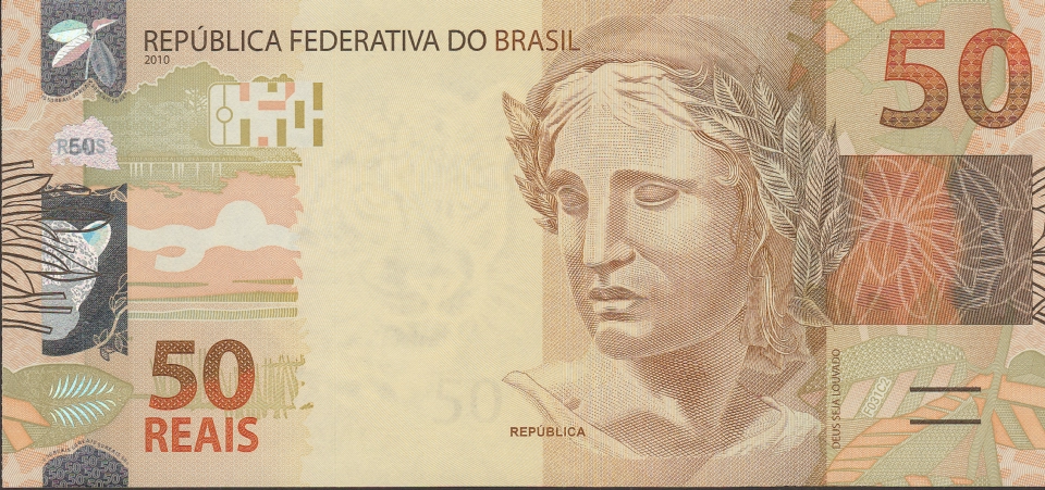 Imagem da frente da cédula