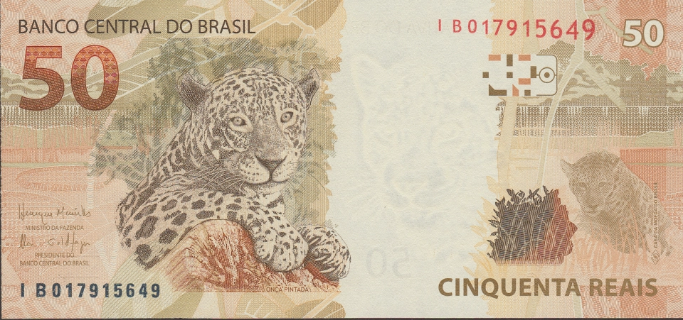Imagem do verso da cédula