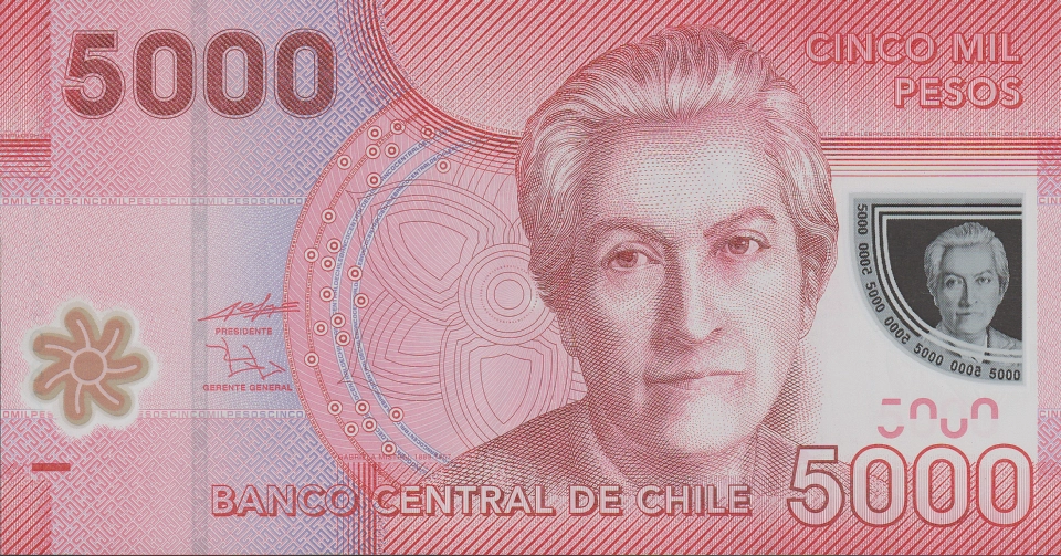 Imagem da frente da cédula