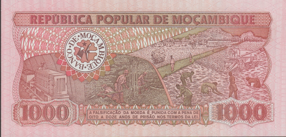 Imagem do verso da cédula