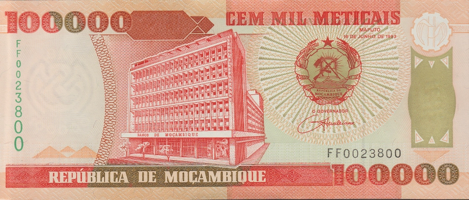 Imagem da frente da cédula